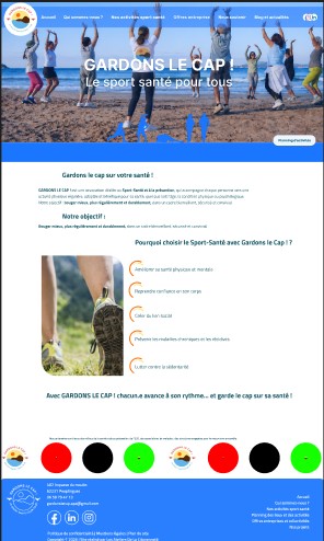 Page d'accueil Prototype cette page contient un bandeau de partenaire ces informations sont modifiables depuis un panneau d’administration privé et sécurisé.