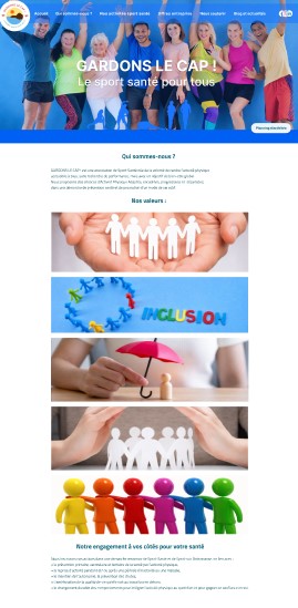 Deuxième page du prototype dans la version terminer cette page contient une liste des employés, avec leur poste, leur grade et une description personnalisée. Toutes ces informations sont modifiables depuis un panneau d’administration privé et sécurisé.